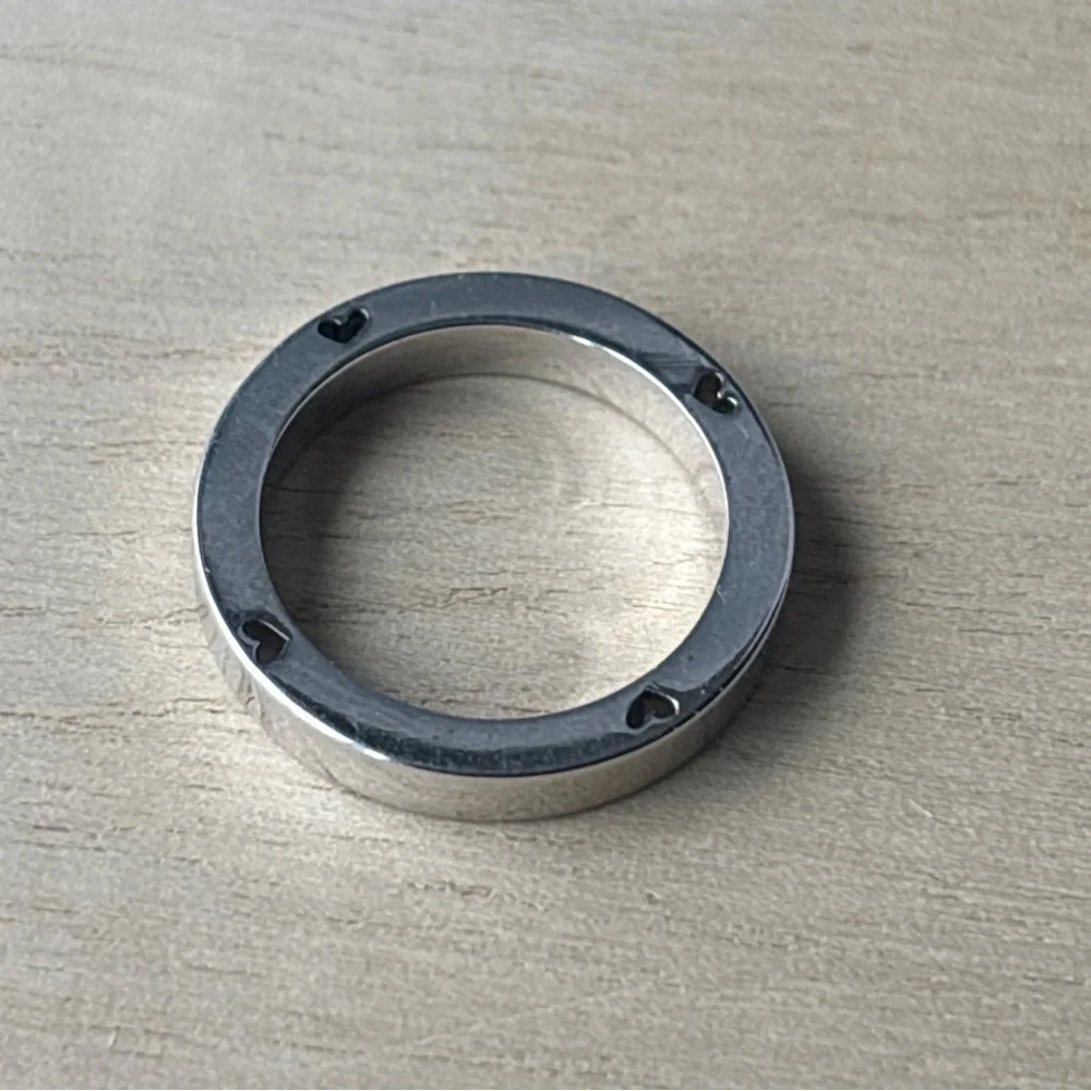 Origami Owl Love is Patient‎ Sentiments Ring Size 7 Stainless Steel Silver Tone